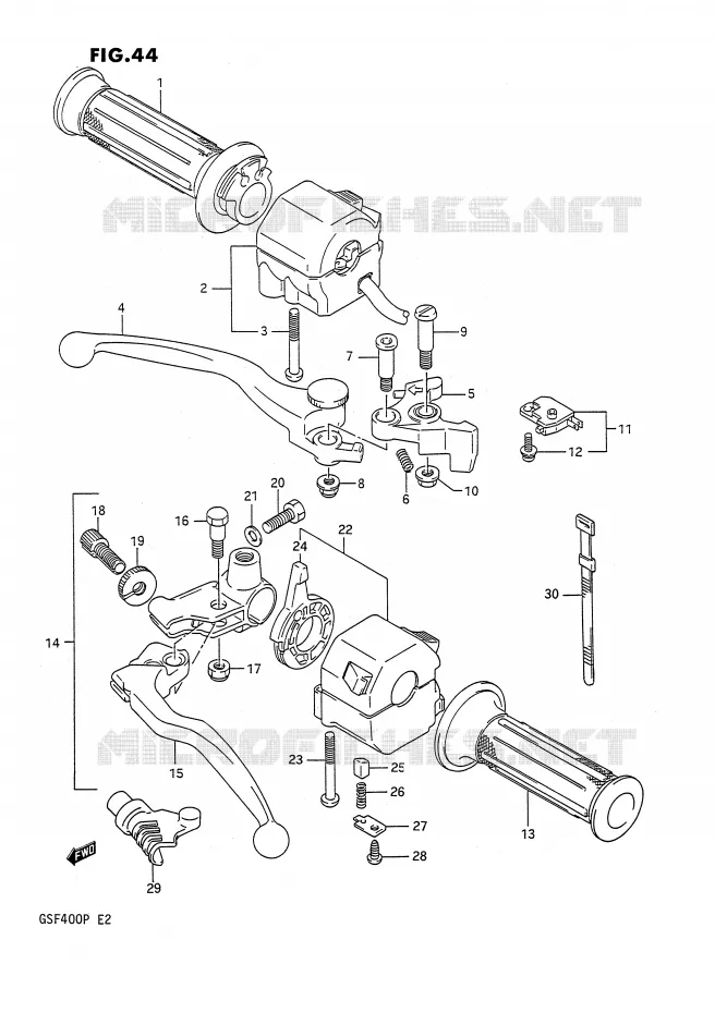 COMMODOS Suzuki MOTO 400 BANDIT 1991  GSF400M(E2)