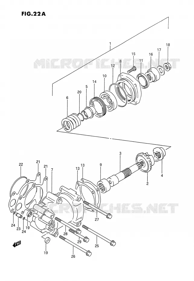 COUPLE CONIQUE (MODELE N/P/R) Suzuki MOTO 1100 GSX-G 1992  GSX1100GN(E2)