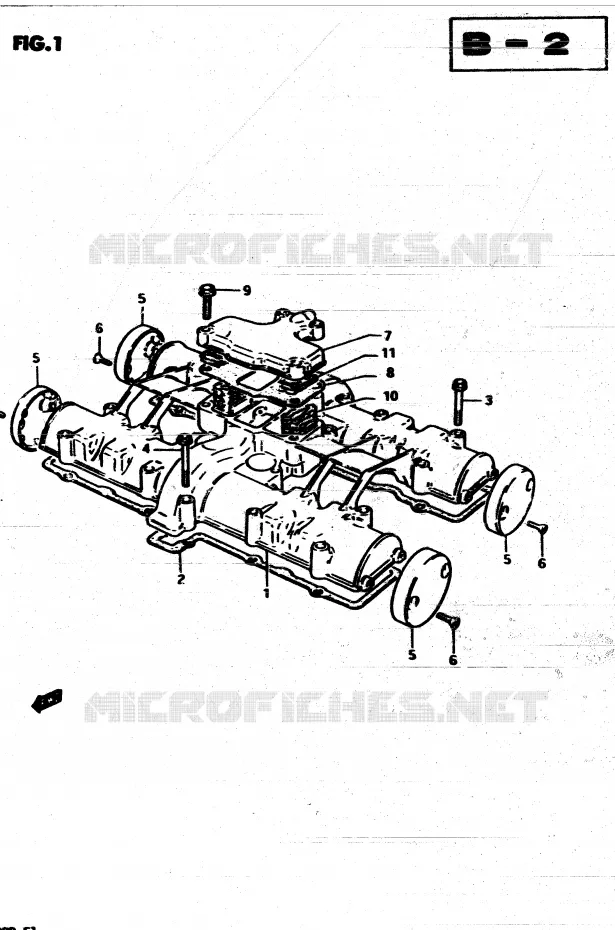 COUVERCLE DE CULASSE Suzuki MOTO 850 GS 1983  GS850GD(E1)