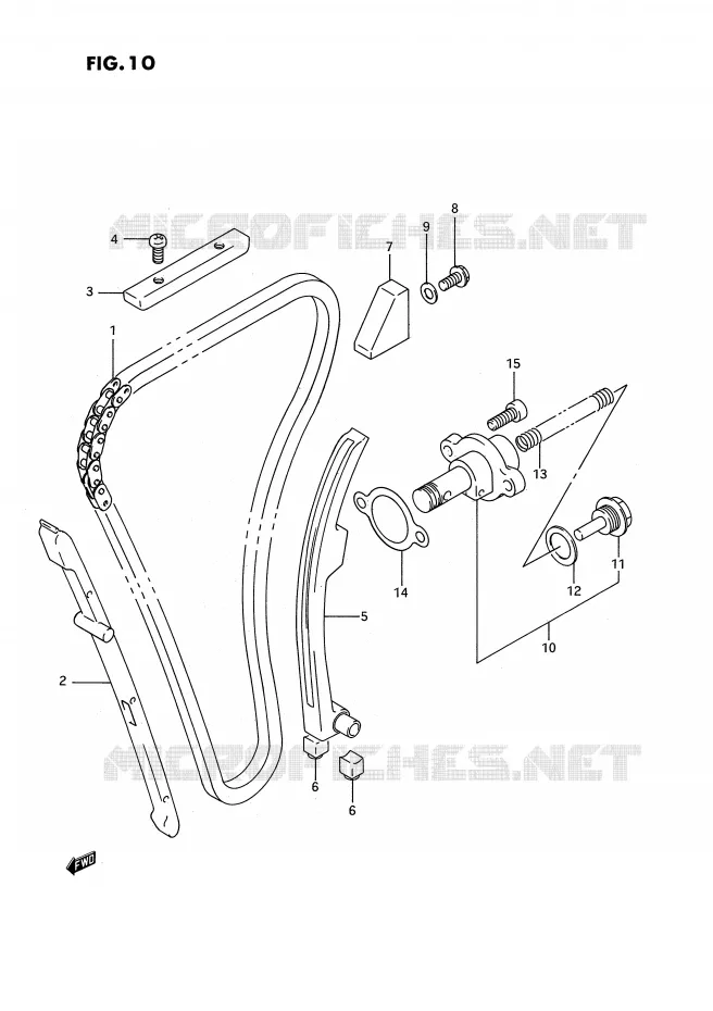 DISTRIBUTION Suzuki MOTO 750 GSX-R 1994  GSX-R750WR(E2)