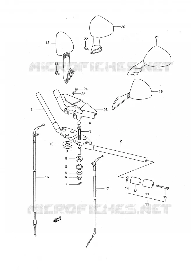 GUIDON Suzuki MOTO 1100 GSX-F 1992  GSX1100FN(E28)