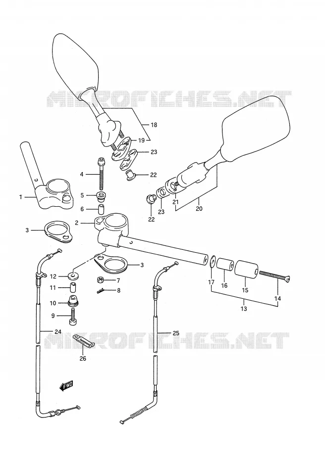 GUIDON Suzuki MOTO 1100 GSX-R 1992  GSX-R1100N(E28)
