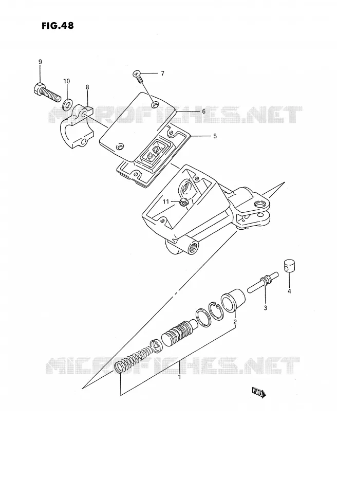 MAITRE CYLINDRE D'EMBRAYAGE Suzuki MOTO 1100 GSX-F 1989  GSX1100FK(E2)