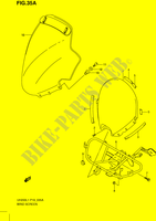 PARE BRISE (MODEL EXECURIVE P19) pour Suzuki BURGMAN 200 2011