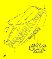 CARENAGES ARRIERE  (MODELE L/M) pour Suzuki AE 50 1990