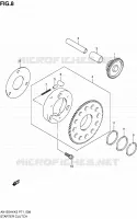 ROUE LIBRE DE DEMARREUR pour Suzuki BURGMAN 125 2005