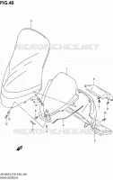 CARENAGE   SUPPORT DE COMPTEUR pour Suzuki BURGMAN 400 2003