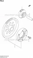 ROUE LIBRE DE DEMARREUR pour Suzuki BURGMAN 400 2003