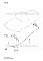SUPPORT   VERROUILLAGE DE SELLE pour Suzuki BURGMAN 400 2005