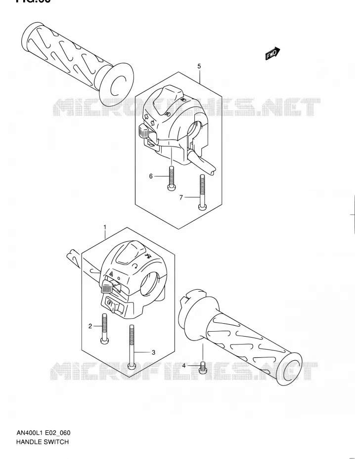 COMMODOS (AN400L1 E19) Suzuki SCOOTER 400 BURGMAN 2012  AN400 L1 (E02,E19)
