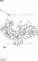 CARTER (AN400ZAL2 E02) pour Suzuki BURGMAN 400 2012