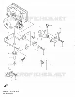 SYSTÈME ABS (AN400AK9/AL0/ZAL0) pour Suzuki BURGMAN 400 2010