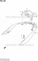 SUPPORT DOSSERET (AN400AL1 E33) pour Suzuki BURGMAN 400 2011