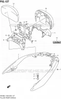 SUPPORT DOSSERET (AN400ZAL1 E28) pour Suzuki BURGMAN 400 2011
