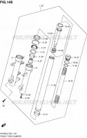 FOURCHE (AN400AL2 E24) pour Suzuki BURGMAN 400 2012