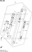 FOURCHE (AN400ZAL2 E02) pour Suzuki BURGMAN 400 2012