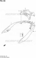 SUPPORT DOSSERET (AN400L2 E02) pour Suzuki BURGMAN 400 2012