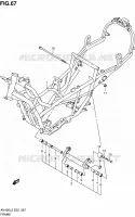 CADRE (AN400AL2 E24) pour Suzuki BURGMAN 400 2012