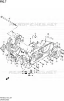 CARTER (AN400AL2 E19) pour Suzuki BURGMAN 400 2012