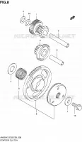 ROUE LIBRE DE DEMARREUR pour Suzuki BURGMAN 650 2003