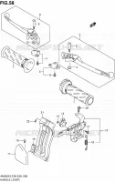 ENSEMBLE LEVIERS   POIGNEES (MODELE K3/K4) pour Suzuki BURGMAN 650 2005