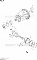 VILEBREQUIN pour Suzuki BURGMAN 650 2008