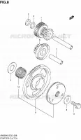 ROUE LIBRE DE DEMARREUR pour Suzuki BURGMAN 650 2009
