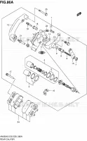 ETRIER DE FREIN ARRIERE (MODEL K9/L0) pour Suzuki BURGMAN 650 2010