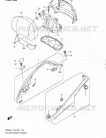 SUPPORT DOSSERET (AN650AL1 E28) pour Suzuki BURGMAN 650 2011