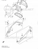 SUPPORT DOSSERET (AN650AL1 E02) pour Suzuki BURGMAN 650 2011