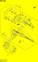 ETRIER DE FREIN ARRIERE (AN650AL1 E02) pour Suzuki BURGMAN 650 2012