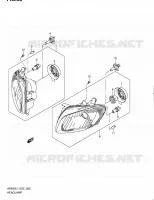 PHARE (AN650AL1 E51) pour Suzuki BURGMAN 650 2012