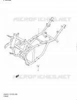 CADRE (AN650L1 E33) pour Suzuki BURGMAN 650 2011