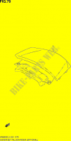 CARENAGE CENTRAL ARRIERE (OPTIONAL) pour Suzuki BURGMAN 650 2013