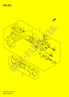 ETRIER DE FREIN ARRIERE (GSF650L2 E21) pour Suzuki BANDIT 650 2014