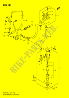 MAITRE CYLINDRE DE FREIN ARRIERE (GSF650UAL2 E21) pour Suzuki BANDIT 650 2014