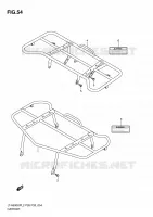 PORTE PAQUET (LT A500XPL2 P33) pour Suzuki KINGQUAD 500 2012