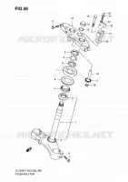 COLONNE DE DIRECTION pour Suzuki V-STROM 1000 2008