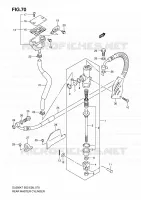 MAITRE CYLINDRE ARRIERE (DL650K7/K8/K9/L0) pour Suzuki V-STROM 650 2007