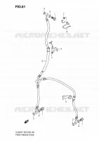 DURITE DE FREIN AVANT (DL650K7/K8/K9/L0) pour Suzuki V-STROM 650 2009