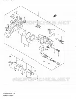 ETRIER DE FREIN ARRIERE (DL650AL1 E19) pour Suzuki V-STROM 650 2011