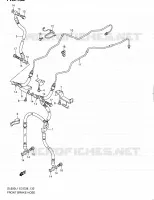 DURITE DE FREIN AVANT (DL650AL1 E28) pour Suzuki V-STROM 650 2011