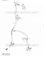 DURITE DE FREIN AVANT (DL650L1 E03) pour Suzuki V-STROM 650 2011