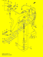 MAITRE CYLINDRE ARRIERE (DL650AL1 E03) pour Suzuki V-STROM 650 2011