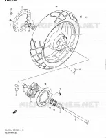 ROUE ARRIERE (DL650L1 E28) pour Suzuki V-STROM 650 2011