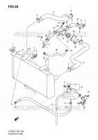 PARTIE ELECTRIQUE (DL650AL3 E33) pour Suzuki V-STROM 650 2013
