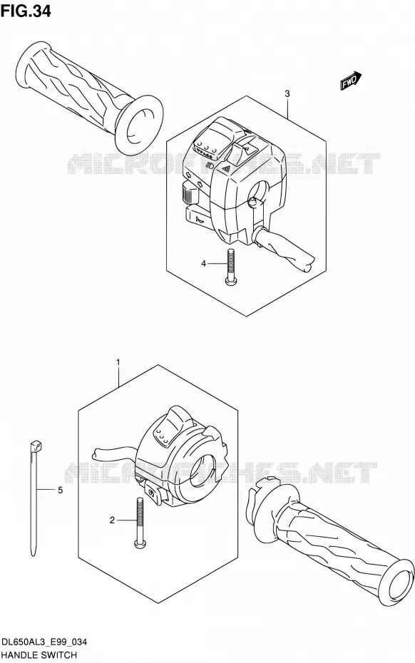 COMMODOS Suzuki MOTO 650 V-STROM 2013  DL650A L3 (E99)