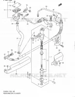MAITRE CYLINDRE ARRIERE (DL650AL1 E24) pour Suzuki V-STROM 650 2011