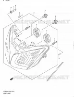PHARE (DL650UEL1 E19) pour Suzuki V-STROM 650 2011