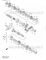 TRANSMISSION pour Suzuki V-STROM 650 2011